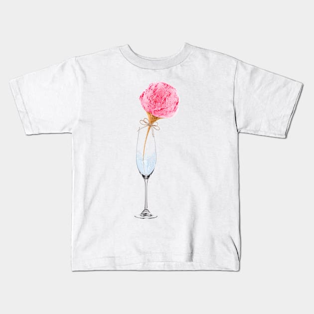 Rose Kids T-Shirt by igorkalatay